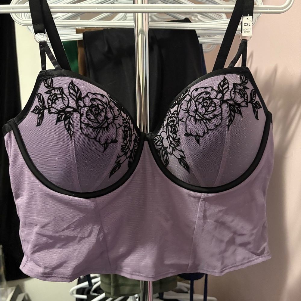 PINK Wink Lightly Lined Balconette Corset Top